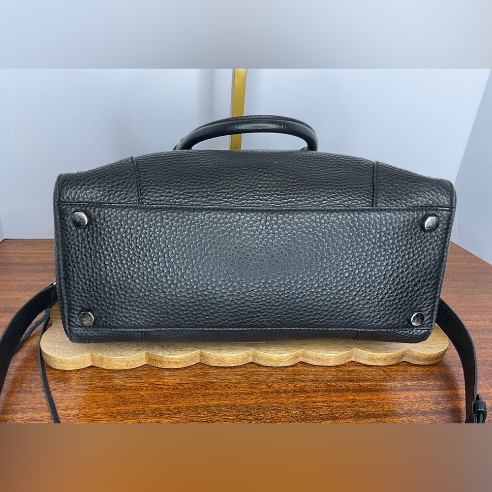 Rebecca Minkoff Pebbled Leather Moonwalking Satchel EUC - Picture 8 of 13